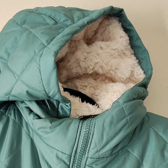 Columbia women Quilted Down Puffer Coat zip outdoors size Small - Picture 7 of 11